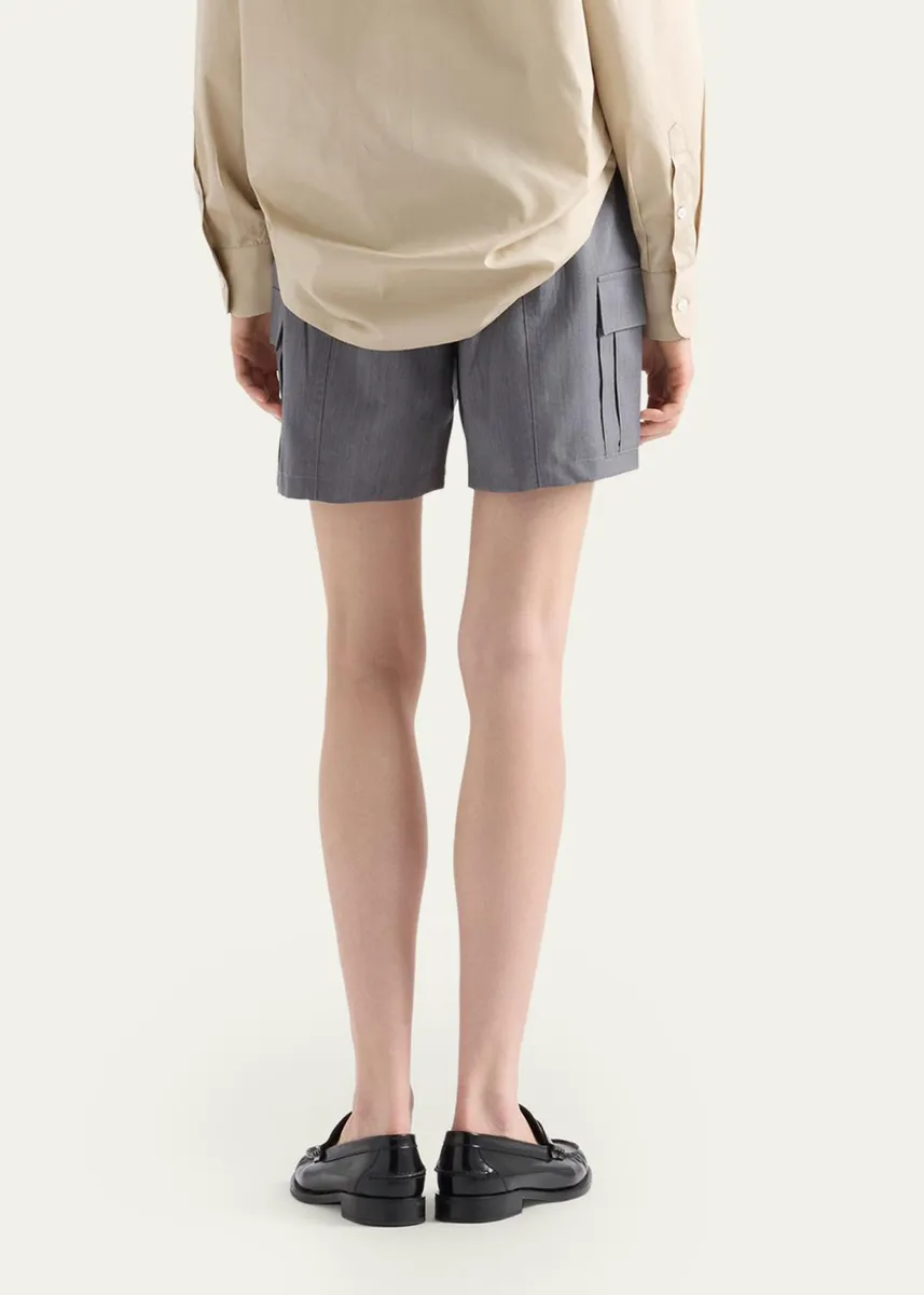 Prada Light Mohair Shorts | Thumbnail 3