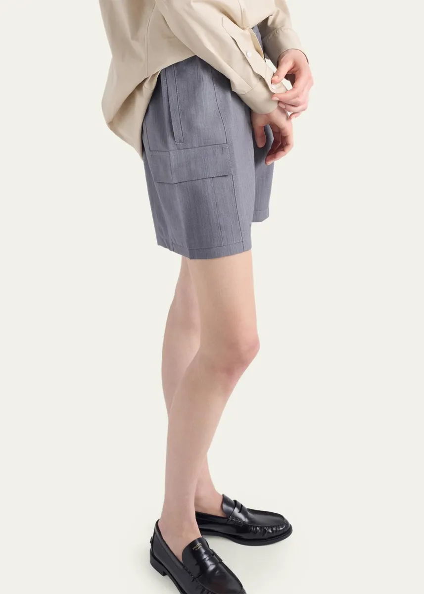 Prada Light Mohair Shorts | Thumbnail 4