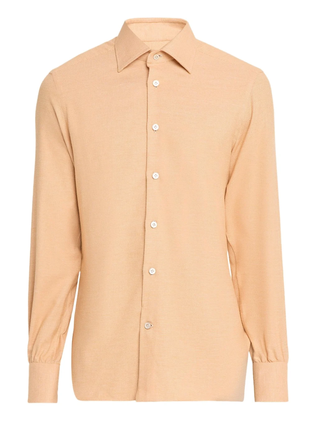 Kiton Men's Cotton Micro-Check Classic Fit Sport Shirt