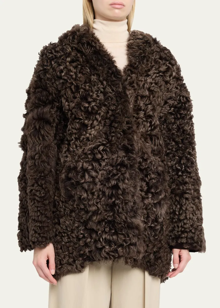 ARMA Mooney Reversible Curly Shearling Coat | Thumbnail 4 ARMA Mooney Reversible Curly Shearling Coat | Thumbnail 4