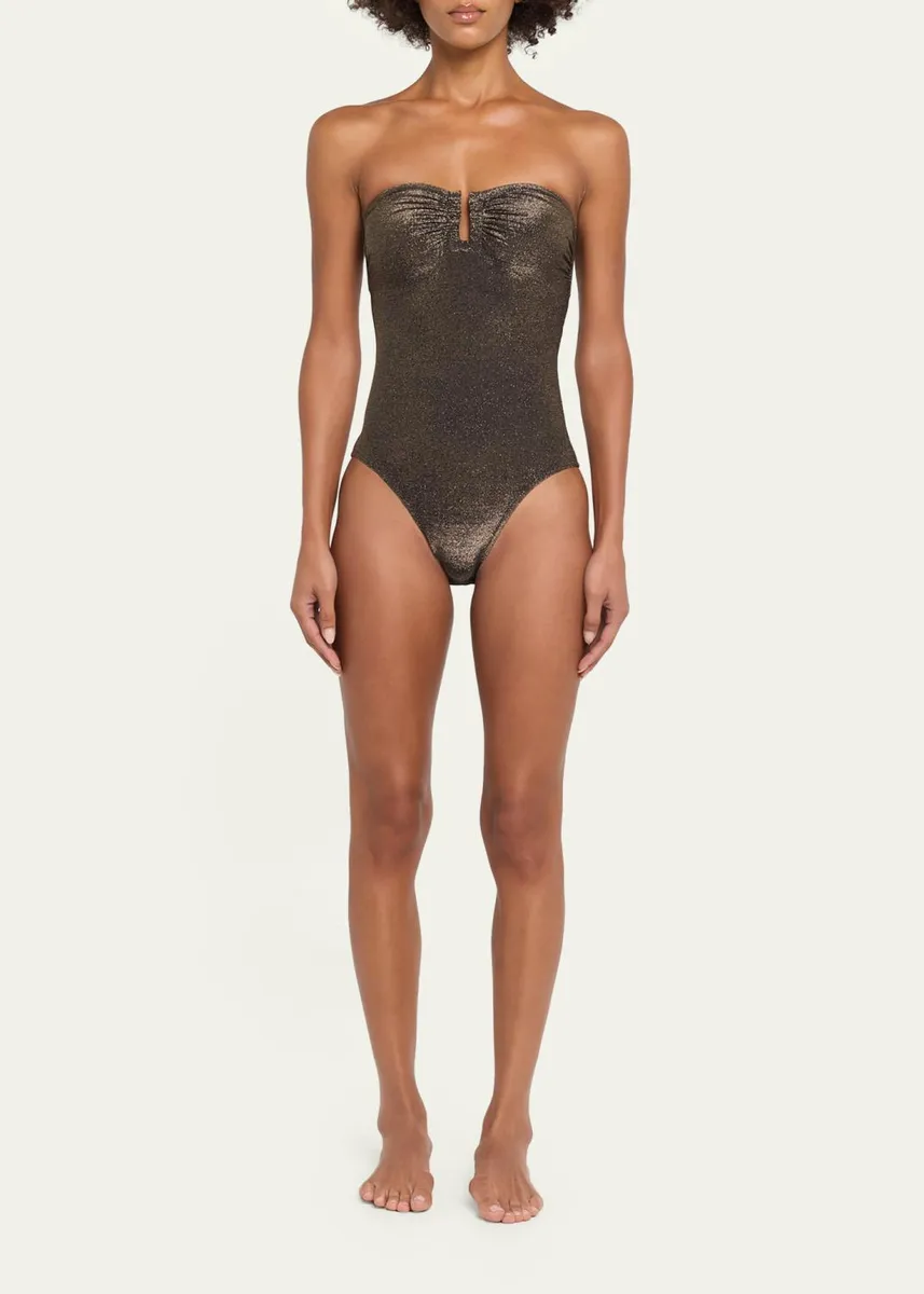Ulla Johnson Monterey Strapless One-Piece Swimsuit | Thumbnail 2