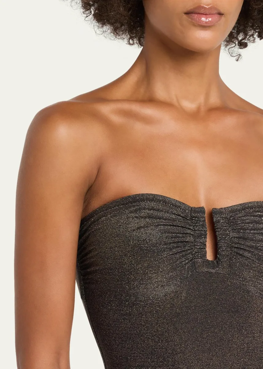 Ulla Johnson Monterey Strapless One-Piece Swimsuit | Thumbnail 4