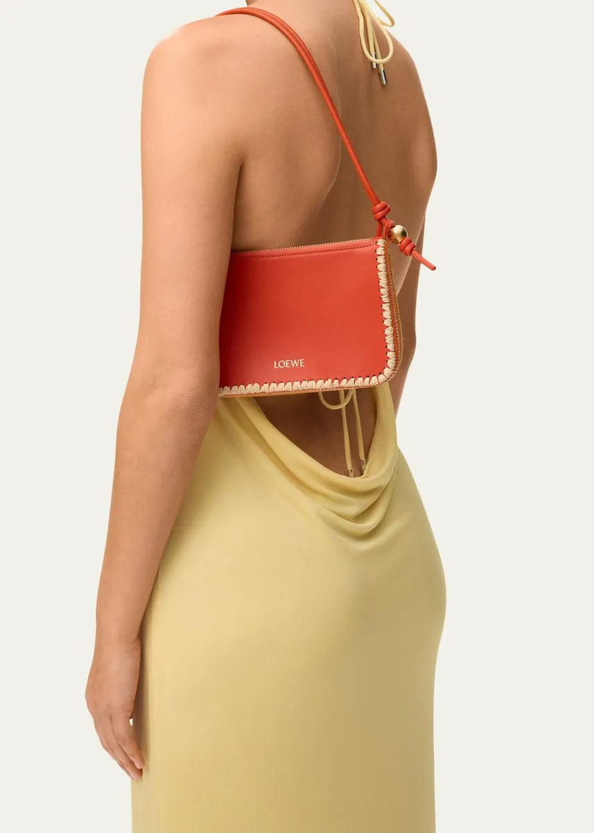 Loewe x Paula's Ibiza Rio Leather & Striped Raffia Shoulder Bag | Thumbnail 2 Loewe x Paula's Ibiza Rio Leather & Striped Raffia Shoulder Bag | Thumbnail 2