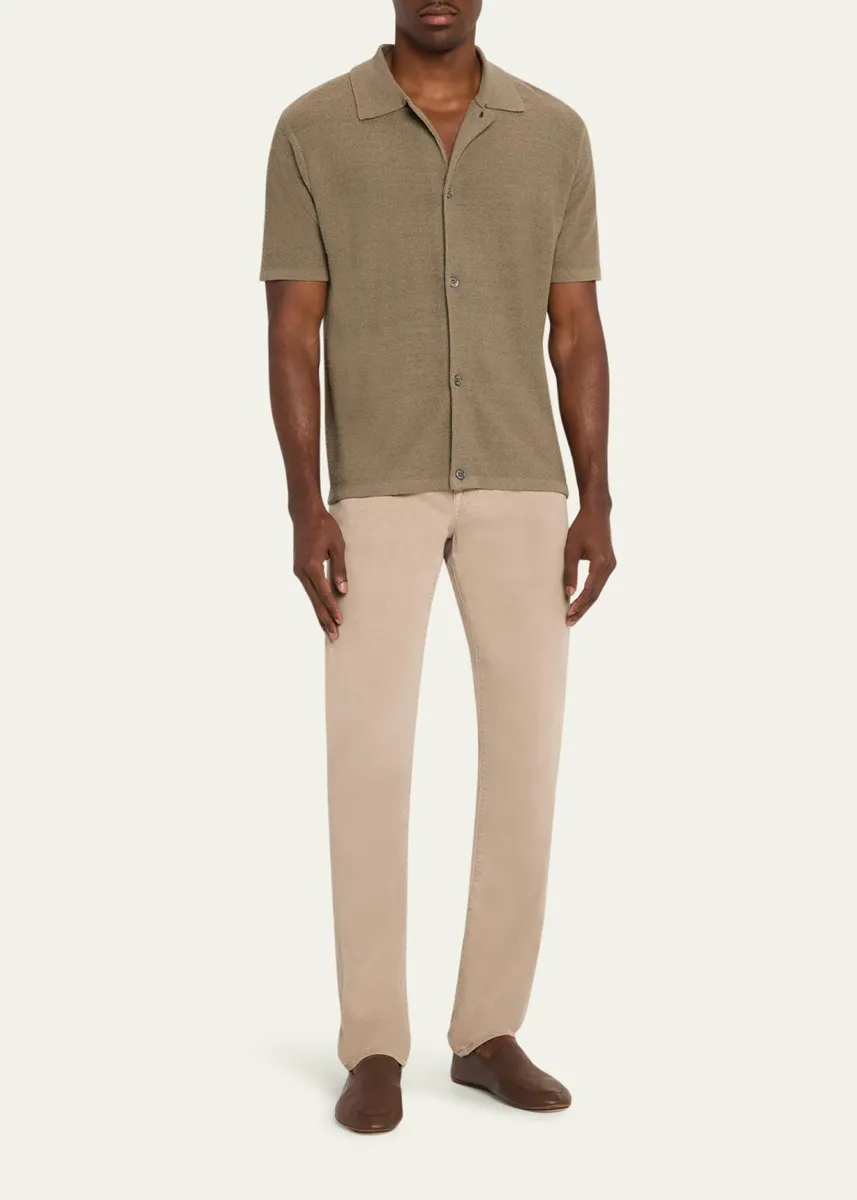 Frame Men's Linen-Blend Short-Sleeve Shirt | Thumbnail 2 Frame Men's Linen-Blend Short-Sleeve Shirt | Thumbnail 2