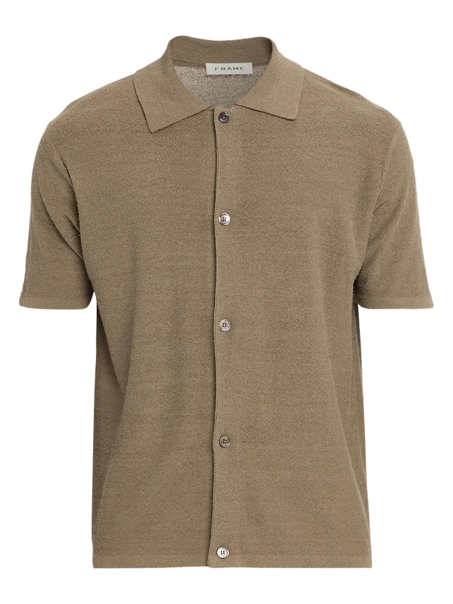 Men's Linen-Blend Short-Sleeve Shirt Men's Linen-Blend Short-Sleeve Shirt