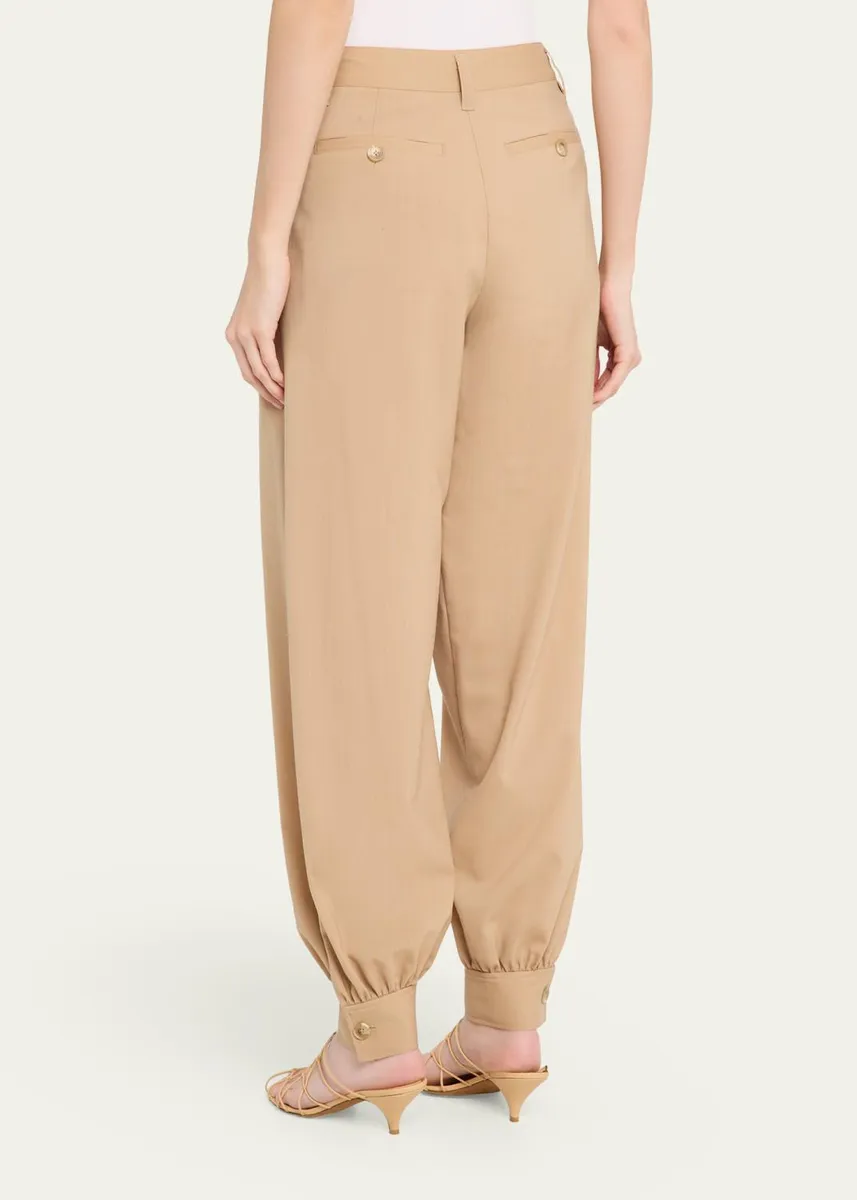 Ulla Johnson Luella Pleated Wool-Blend Pants | Thumbnail 3 Ulla Johnson Luella Pleated Wool-Blend Pants | Thumbnail 3