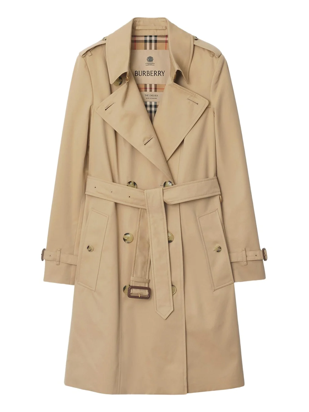 Chelsea Belted Double-Breasted Trench Coat Chelsea Belted Double-Breasted Trench Coat