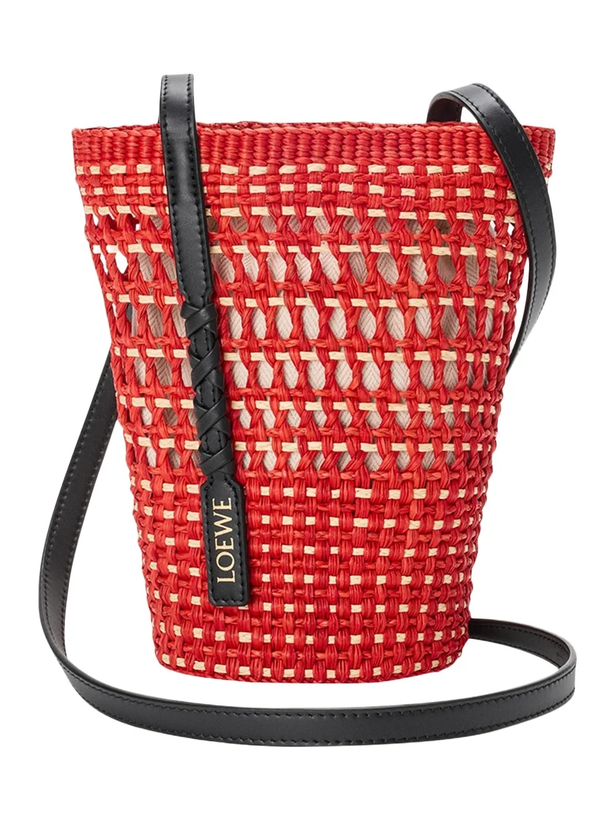 x Paula's Ibiza Braid Woven Palm Leaf Crossbody Bag