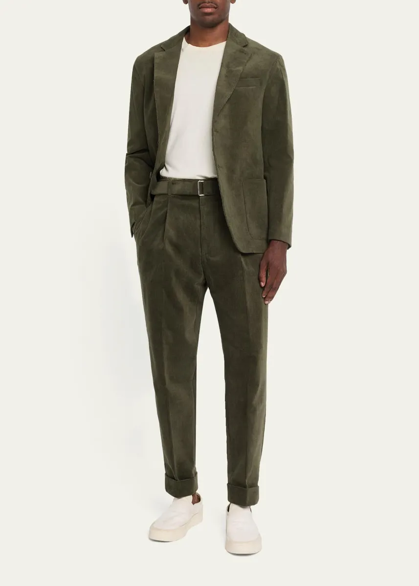 OFFICINE GÉNÉRALE Men's Michel Corduroy Single-Breasted Sport Coat | Thumbnail 2