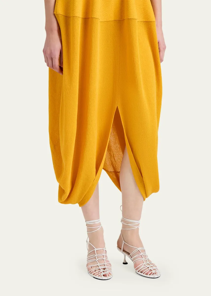 Proenza Schouler Sukki Sleeveless Draped Cocoon Midi Dress | Thumbnail 5 Proenza Schouler Sukki Sleeveless Draped Cocoon Midi Dress | Thumbnail 5