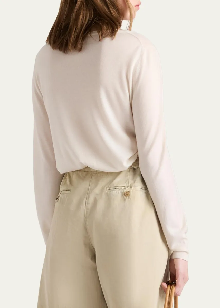 Prada Plunging V-Neck Cashmere Cardigan | Thumbnail 6 Prada Plunging V-Neck Cashmere Cardigan | Thumbnail 6