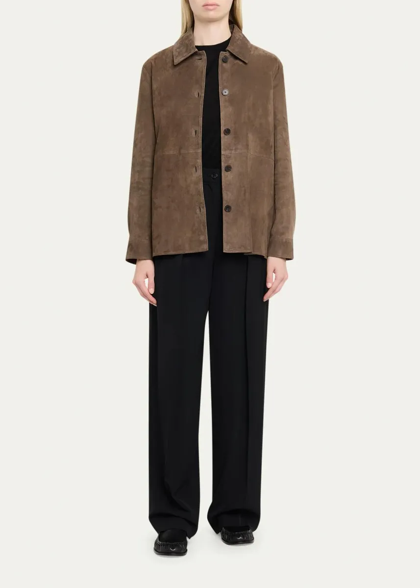 ARMA Vicky Lamb Suede Shirt Jacket | Thumbnail 2 ARMA Vicky Lamb Suede Shirt Jacket | Thumbnail 2