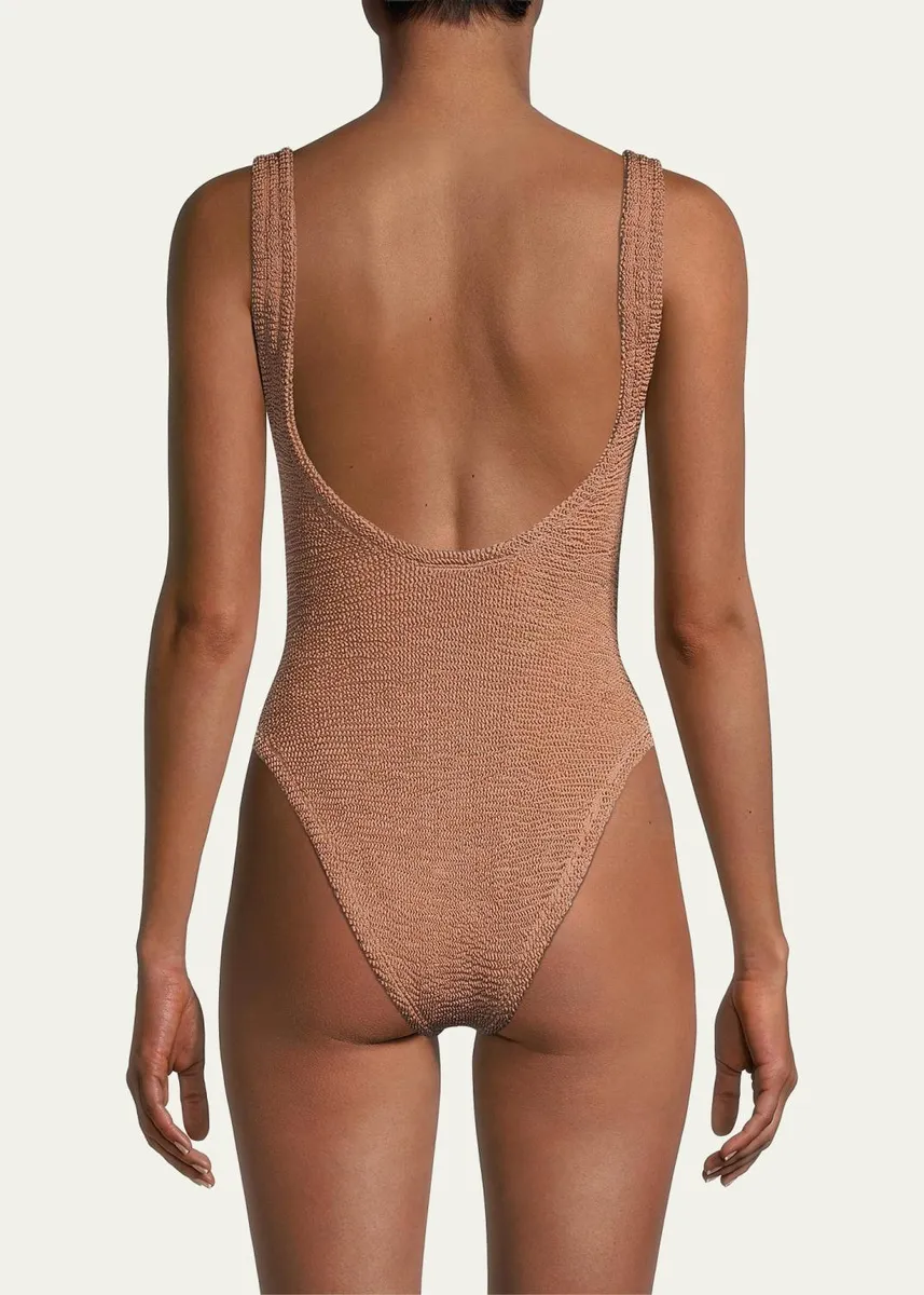 Hunza G Domino One-Piece Swimsuit | Thumbnail 3 Hunza G Domino One-Piece Swimsuit | Thumbnail 3