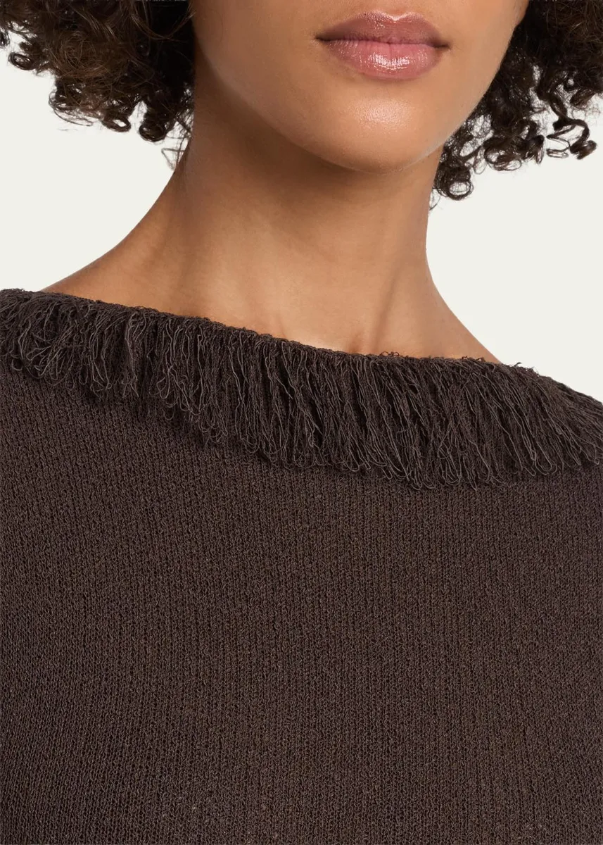 Proenza Schouler Saski Textured Fringe Dress | Thumbnail 5 Proenza Schouler Saski Textured Fringe Dress | Thumbnail 5