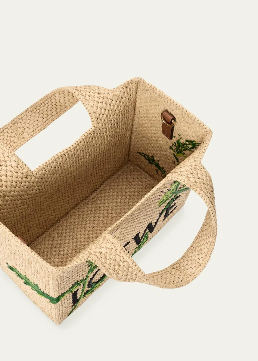 Loewe x Paula's Ibiza Embroidered Raffia Tote Bag | Thumbnail 3 Loewe x Paula's Ibiza Embroidered Raffia Tote Bag | Thumbnail 3