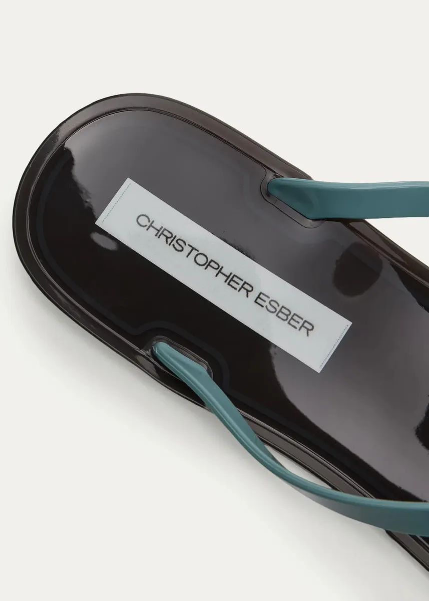 Christopher Esber Jo Jelly Flip Flop Sandals | Thumbnail 5 Christopher Esber Jo Jelly Flip Flop Sandals | Thumbnail 5