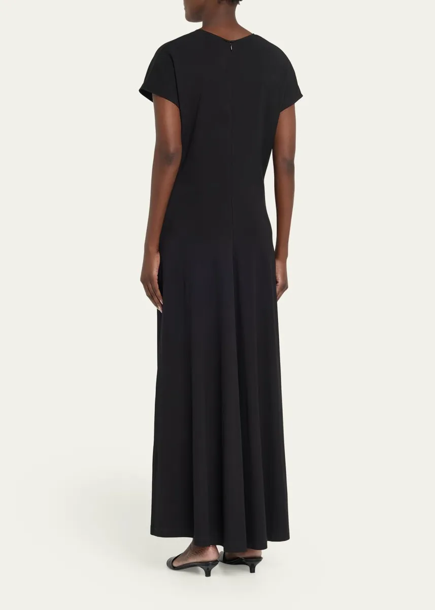 TOTEME V-Neck Jersey Dress | Thumbnail 3 TOTEME V-Neck Jersey Dress | Thumbnail 3