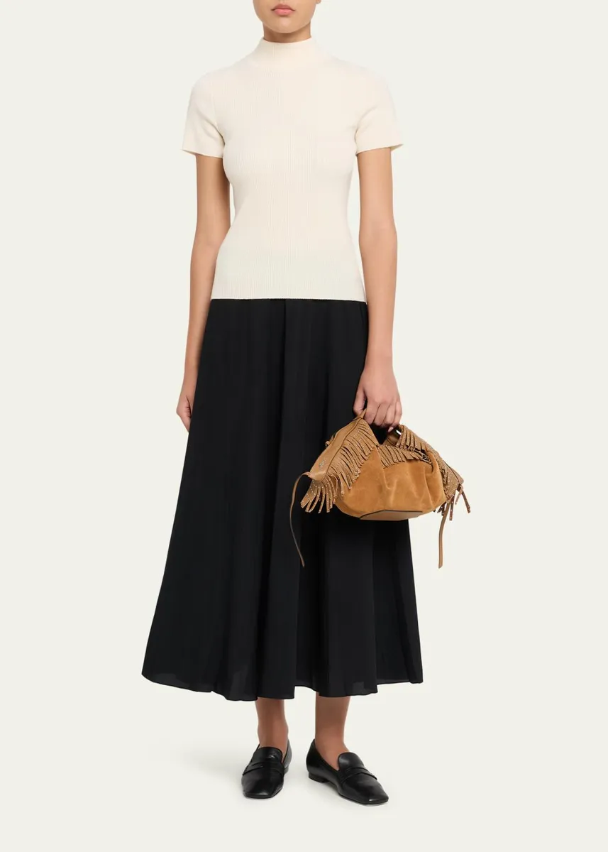 3.1 Phillip Lim Luna Mini Fringe-Trim Suede Crossbody Bag | Thumbnail 5