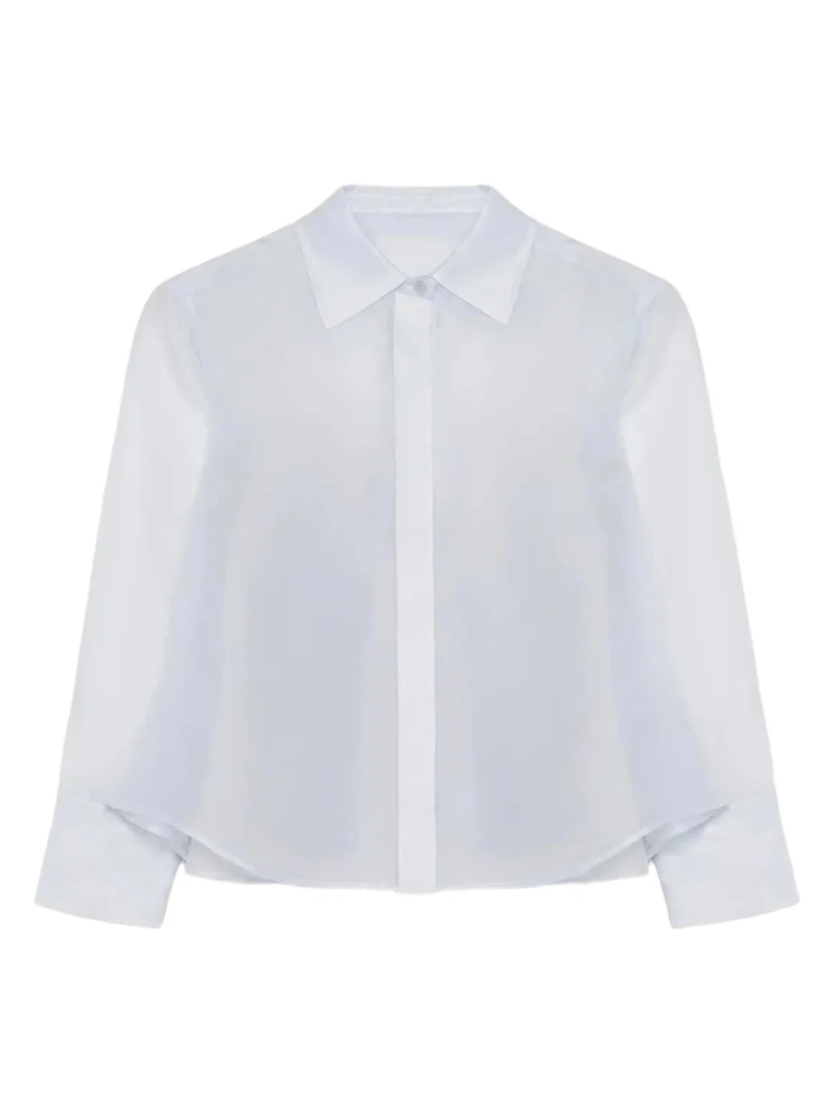 Loen Long-Sleeve Organza Shirt Loen Long-Sleeve Organza Shirt