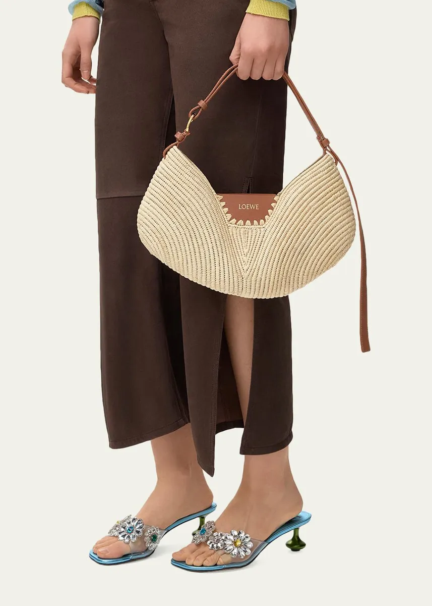 Loewe x Paula's Ibiza Swing Raffia Shoulder Bag | Thumbnail 2 Loewe x Paula's Ibiza Swing Raffia Shoulder Bag | Thumbnail 2