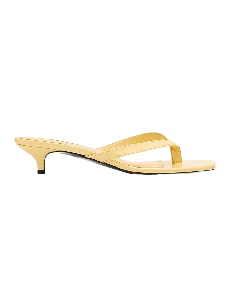 Naplack Leather Kitten-Heel Sandals Naplack Leather Kitten-Heel Sandals