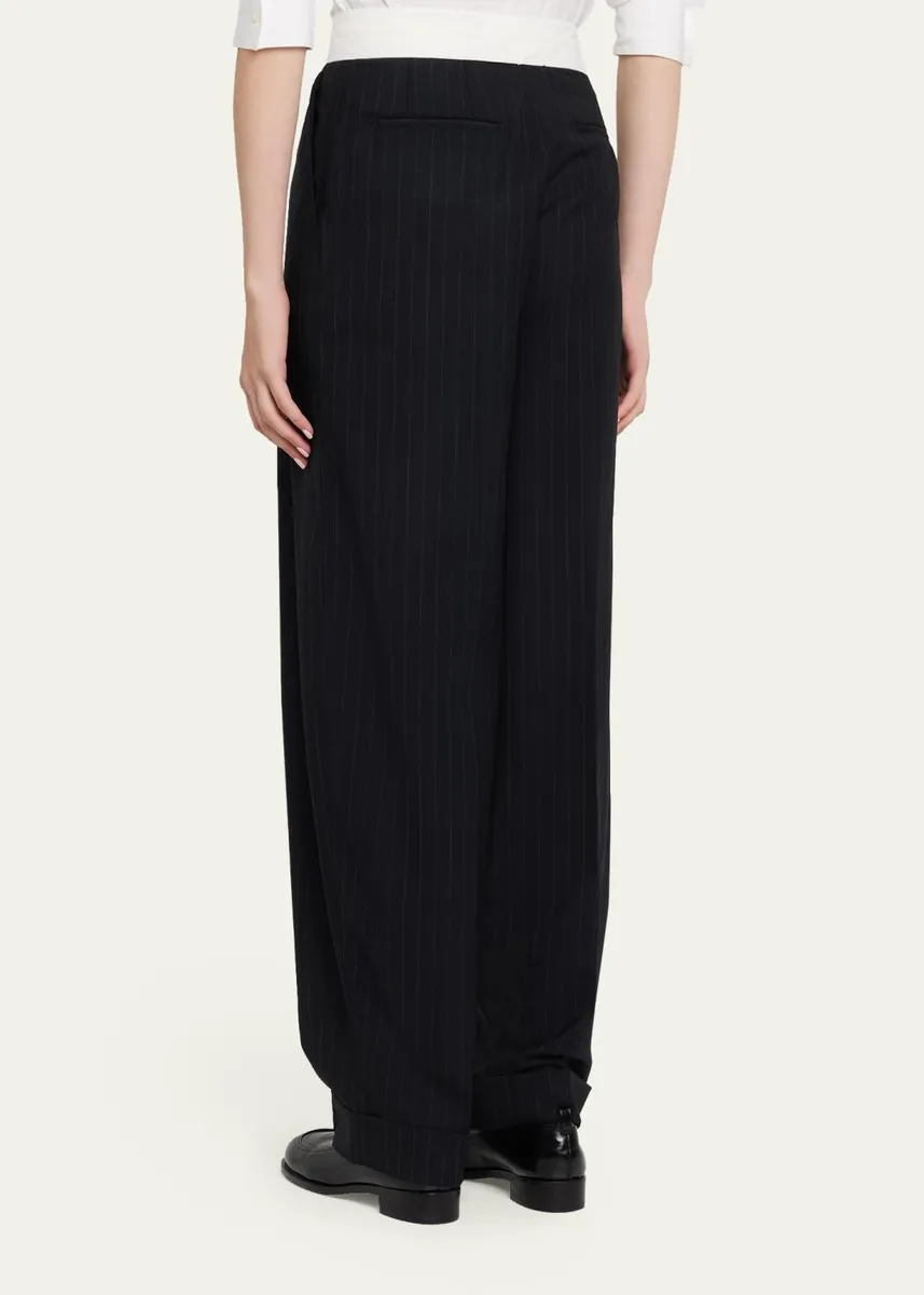 OFFICINE GÉNÉRALE Elma Italian Pinstripe Wool Pants | Thumbnail 3 OFFICINE GÉNÉRALE Elma Italian Pinstripe Wool Pants | Thumbnail 3