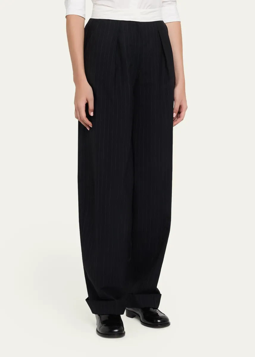 OFFICINE GÉNÉRALE Elma Italian Pinstripe Wool Pants | Thumbnail 4 OFFICINE GÉNÉRALE Elma Italian Pinstripe Wool Pants | Thumbnail 4