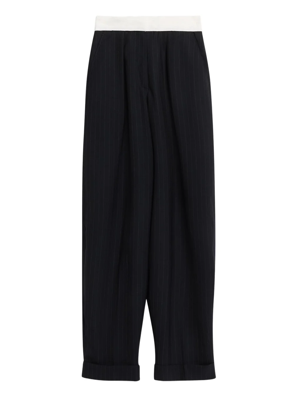 OFFICINE GÉNÉRALE Elma Italian Pinstripe Wool Pants