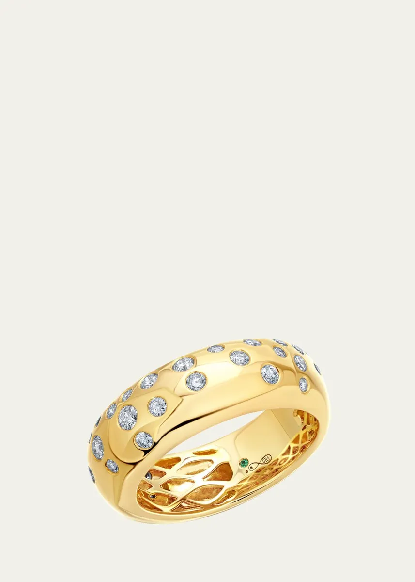 Graziela Gems 18K Dazzling Floating Diamond Cigar Band | Thumbnail 3