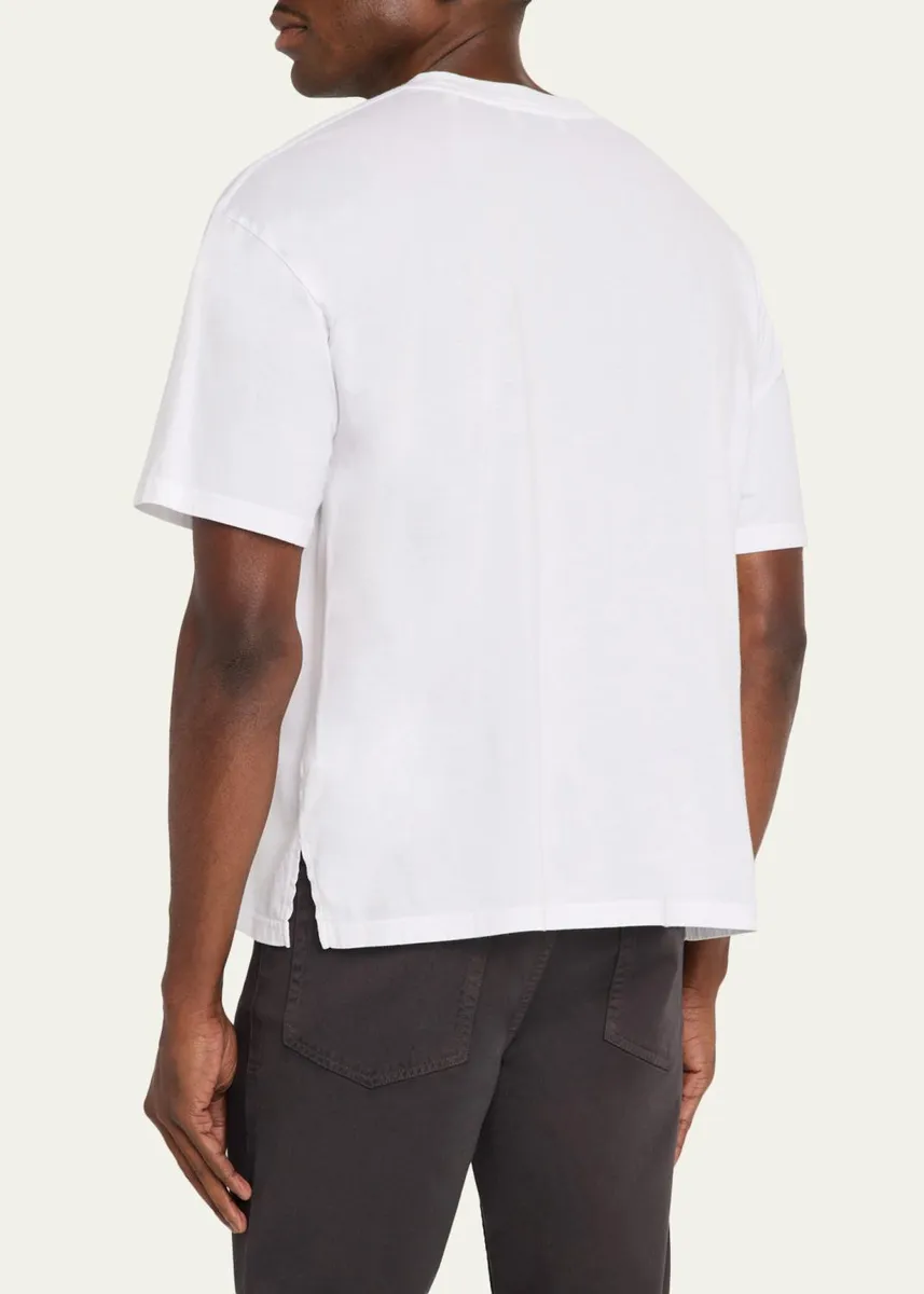 Frame Men's Cotton Relaxed Pocket T-Shirt | Thumbnail 3 Frame Men's Cotton Relaxed Pocket T-Shirt | Thumbnail 3