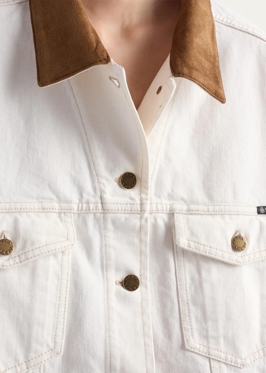 Prada Old Denim Blouson Jacket | Thumbnail 5