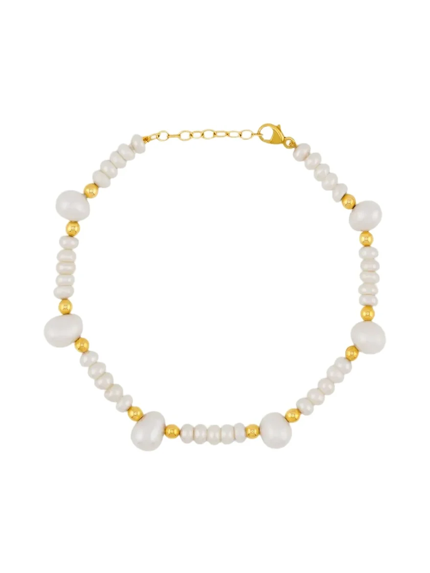 JIA JIA Ocean 14K Gold and Pearl Bracelet