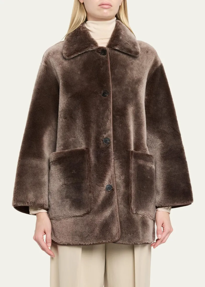 ARMA Nicola Reversible Shearling Coat | Thumbnail 4 ARMA Nicola Reversible Shearling Coat | Thumbnail 4