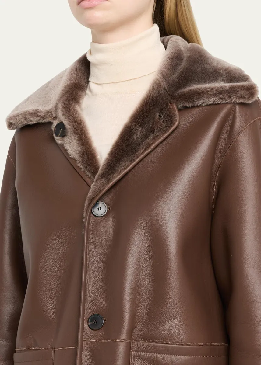 ARMA Nicola Reversible Shearling Coat | Thumbnail 5 ARMA Nicola Reversible Shearling Coat | Thumbnail 5