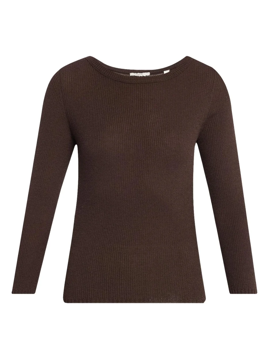Vince Boat-Neck Cashmere-Silk Top
