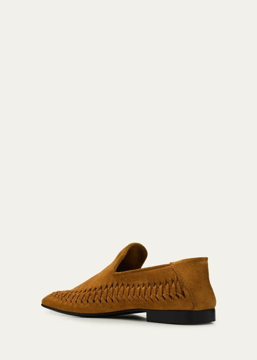 Proenza Schouler Whipstitch Suede Moccasin Loafers | Thumbnail 2
