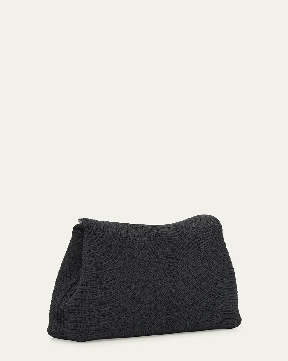 TOTEME T-Lock Rope Clutch Bag | Thumbnail 3 TOTEME T-Lock Rope Clutch Bag | Thumbnail 3