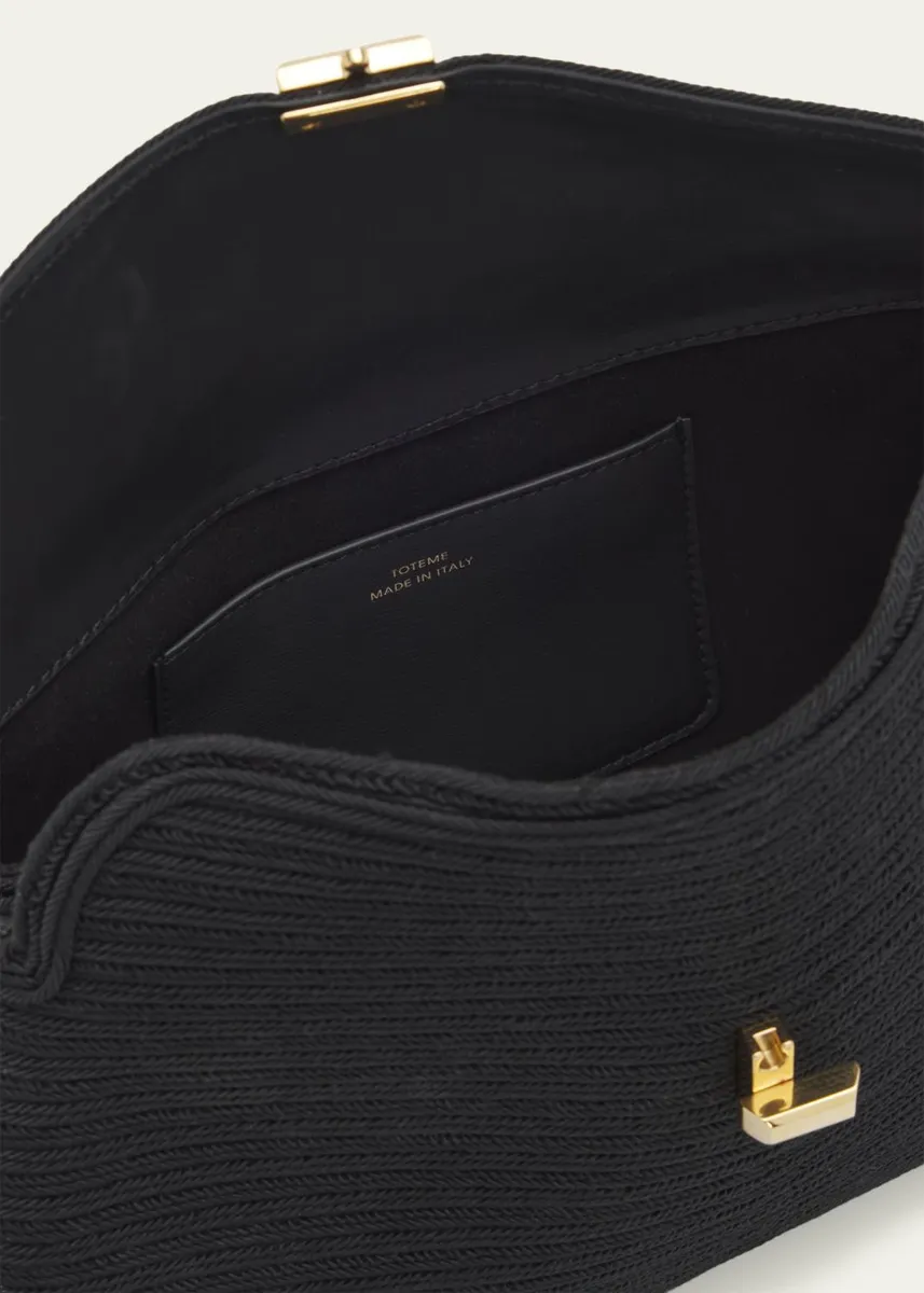 TOTEME T-Lock Rope Clutch Bag | Thumbnail 4 TOTEME T-Lock Rope Clutch Bag | Thumbnail 4