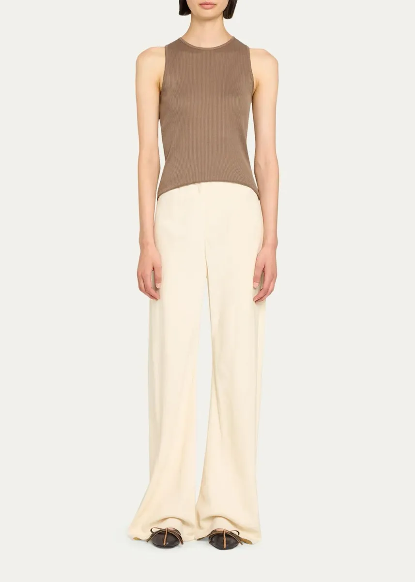 Vince Cotton Rib Shell Top | Thumbnail 2 Vince Cotton Rib Shell Top | Thumbnail 2