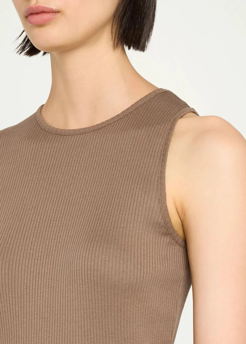 Vince Cotton Rib Shell Top | Thumbnail 5 Vince Cotton Rib Shell Top | Thumbnail 5