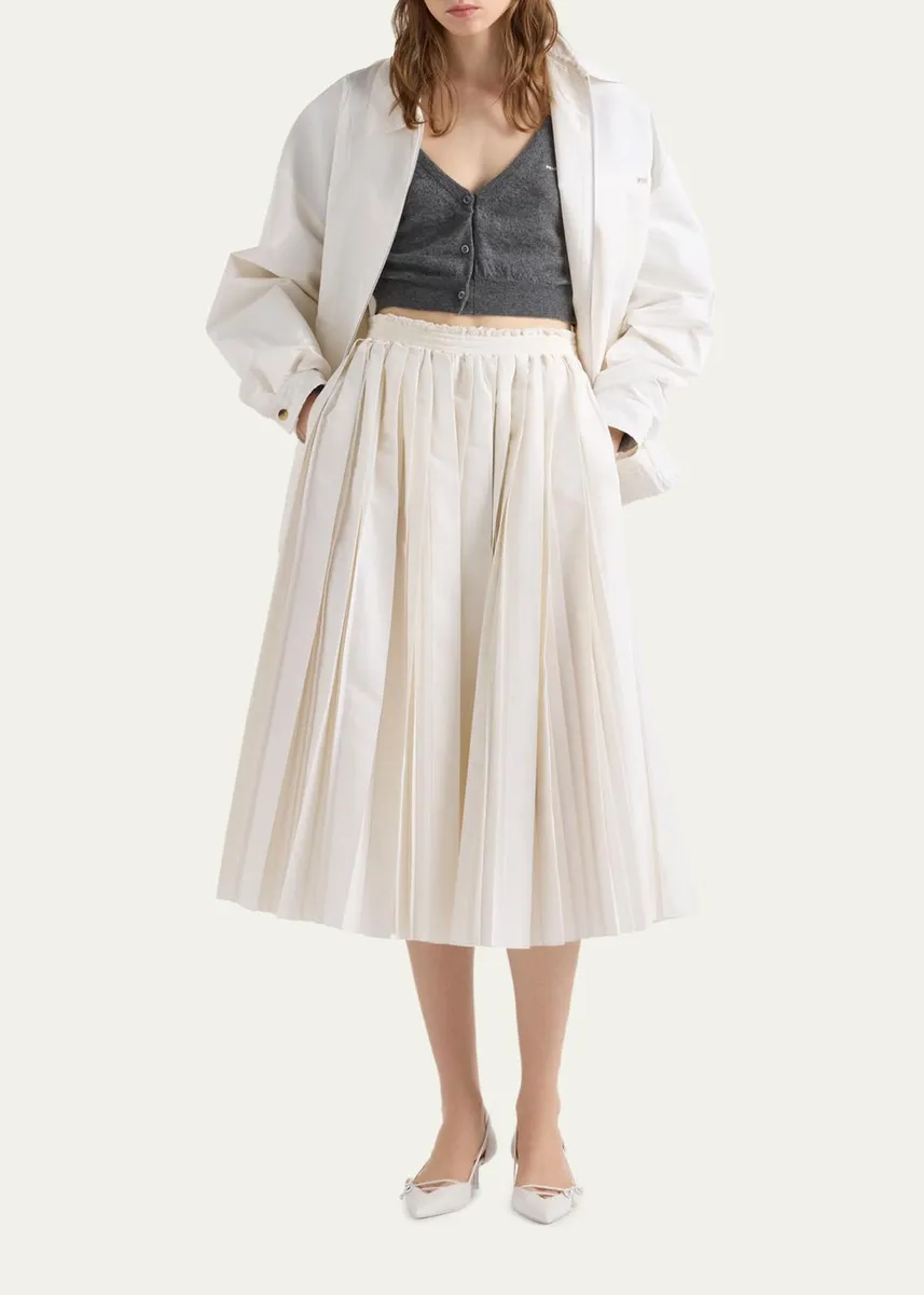 Prada Cashmere V-Neck Crop Cardigan | Thumbnail 2 Prada Cashmere V-Neck Crop Cardigan | Thumbnail 2