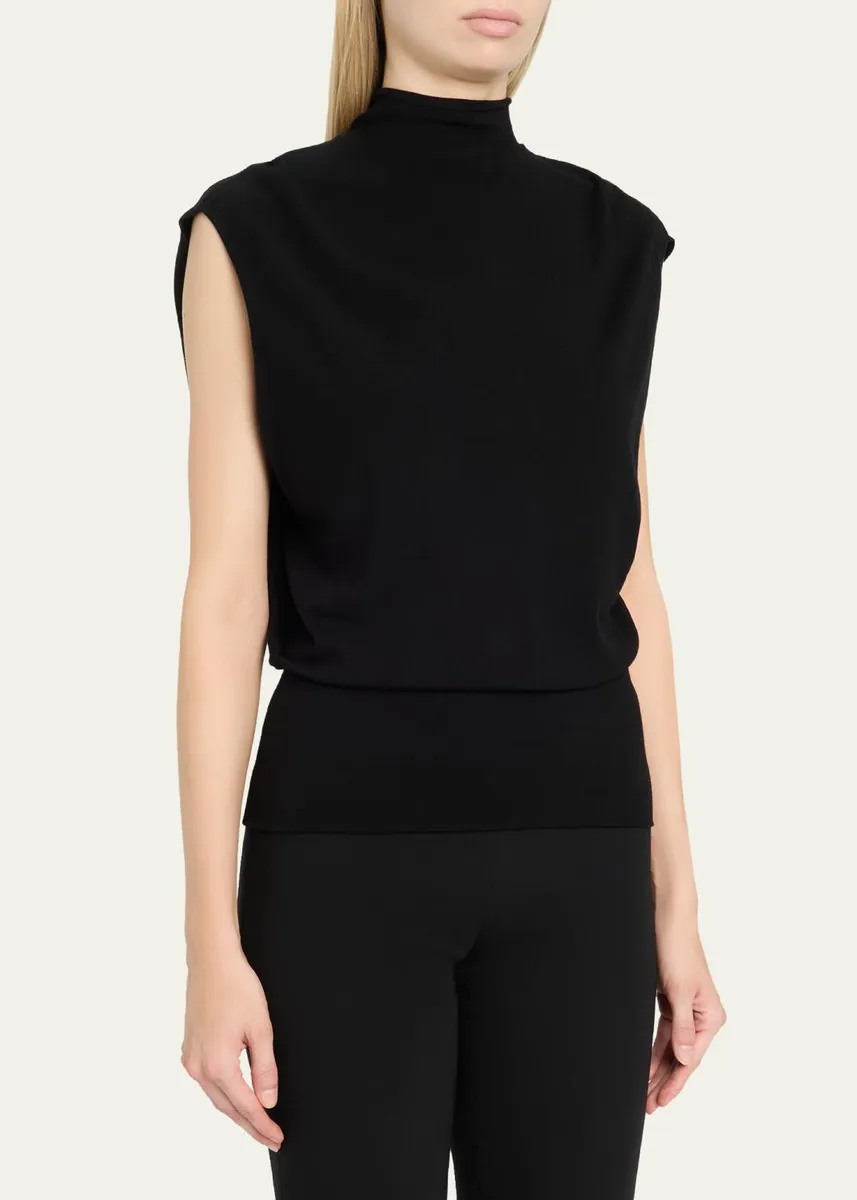 Simkhai Juli Draped High-Neck Top | Thumbnail 4 Simkhai Juli Draped High-Neck Top | Thumbnail 4