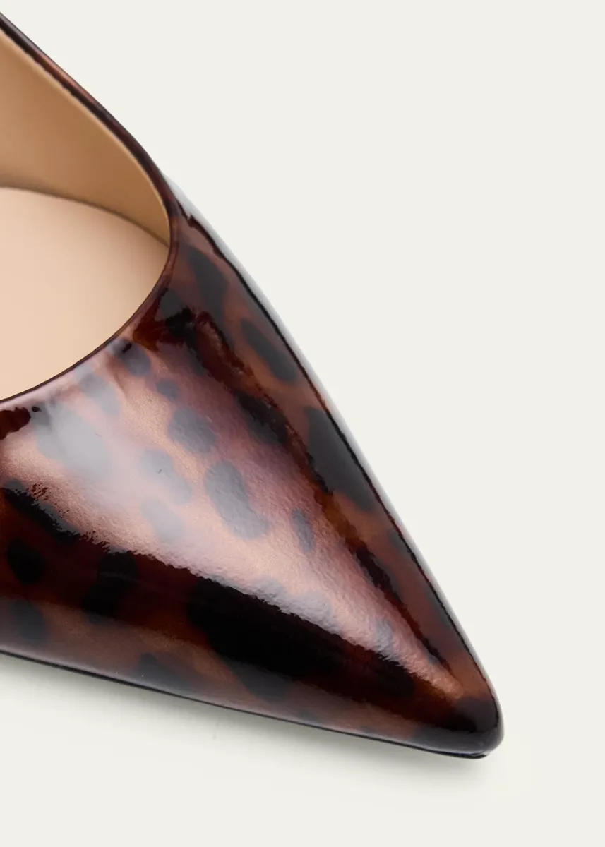 Stuart Weitzman Stuart Power Tortoise Leather Pumps | Thumbnail 3 Stuart Weitzman Stuart Power Tortoise Leather Pumps | Thumbnail 3