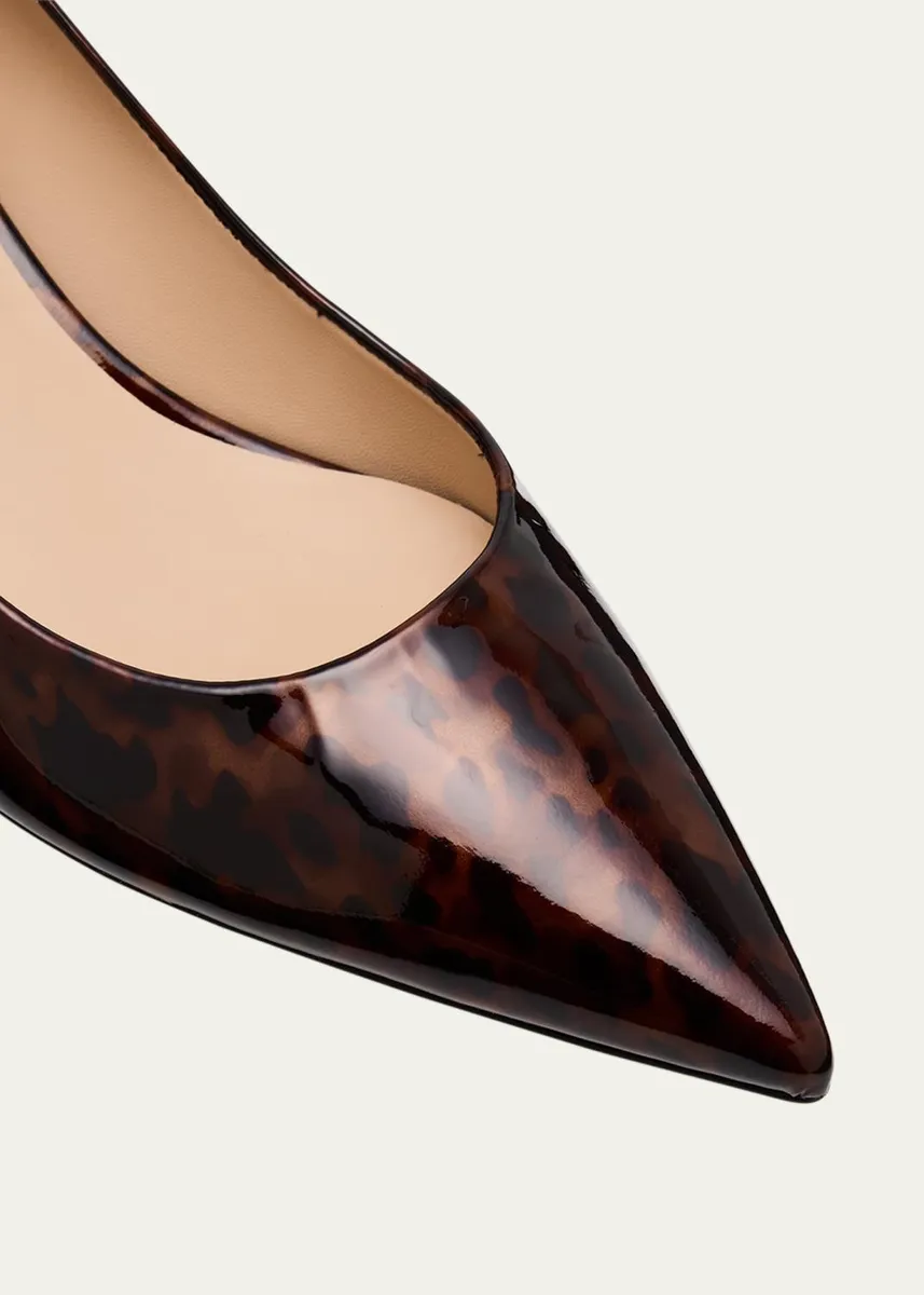 Stuart Weitzman Stuart Power Tortoise Leather Pumps | Thumbnail 7 Stuart Weitzman Stuart Power Tortoise Leather Pumps | Thumbnail 7