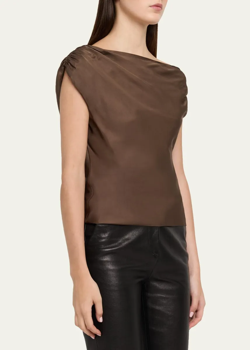 Toccin Veda Draped Off-The-Shoulder Top | Thumbnail 4 Toccin Veda Draped Off-The-Shoulder Top | Thumbnail 4