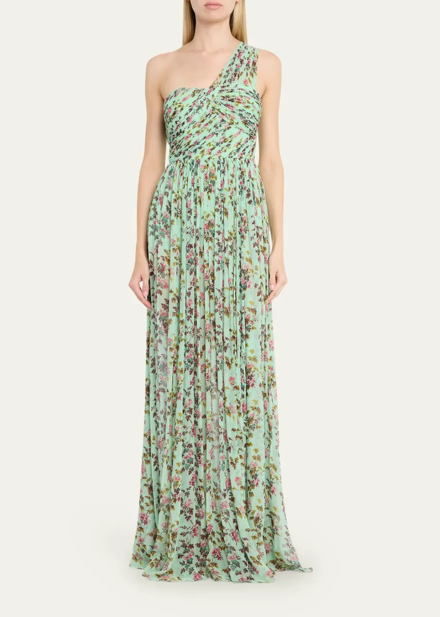 Ulla Johnson Aureline Floral Silk Gown | Thumbnail 2 Ulla Johnson Aureline Floral Silk Gown | Thumbnail 2