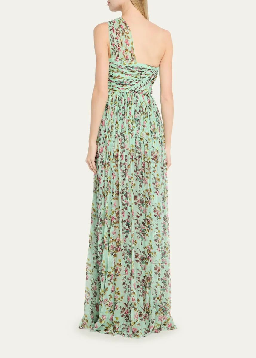Ulla Johnson Aureline Floral Silk Gown | Thumbnail 3 Ulla Johnson Aureline Floral Silk Gown | Thumbnail 3