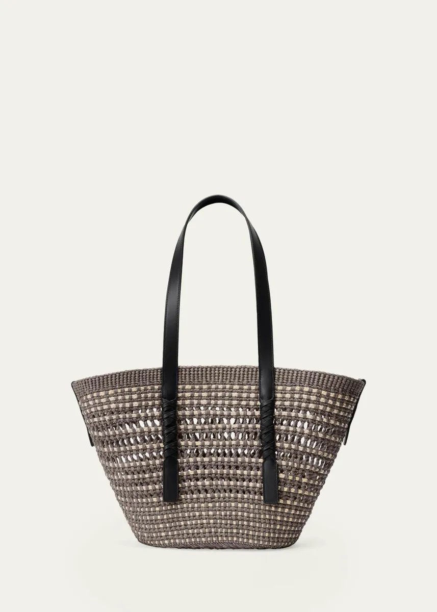 Loewe x Paula's Ibiza Braid Medium Woven Basket Tote Bag | Thumbnail 2 Loewe x Paula's Ibiza Braid Medium Woven Basket Tote Bag | Thumbnail 2
