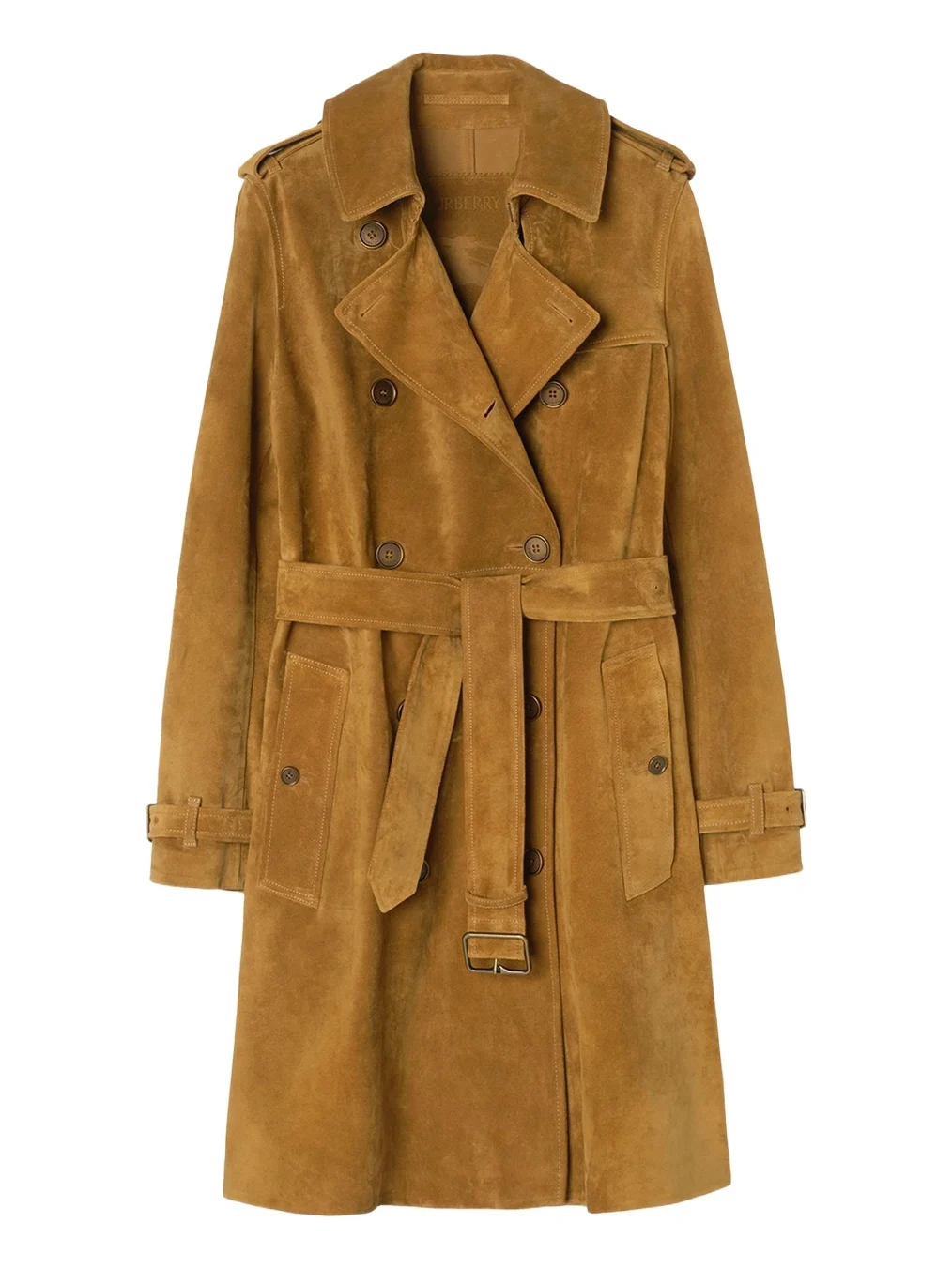 Kensington Suede Belted Trench Coat Kensington Suede Belted Trench Coat