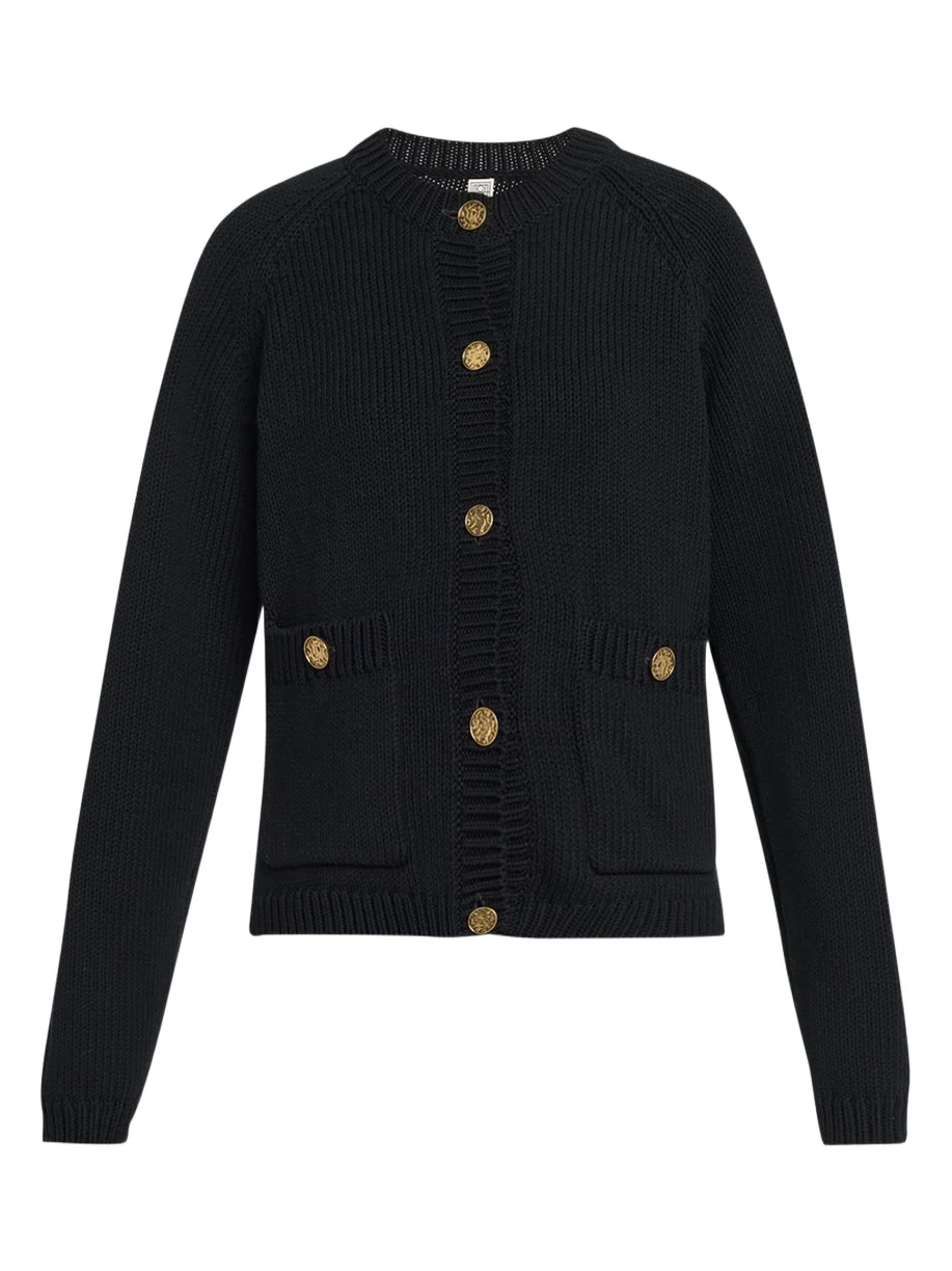 Hammered Button Knit Cardigan Hammered Button Knit Cardigan